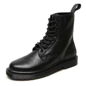 Bota Coturno Mono Black Couro